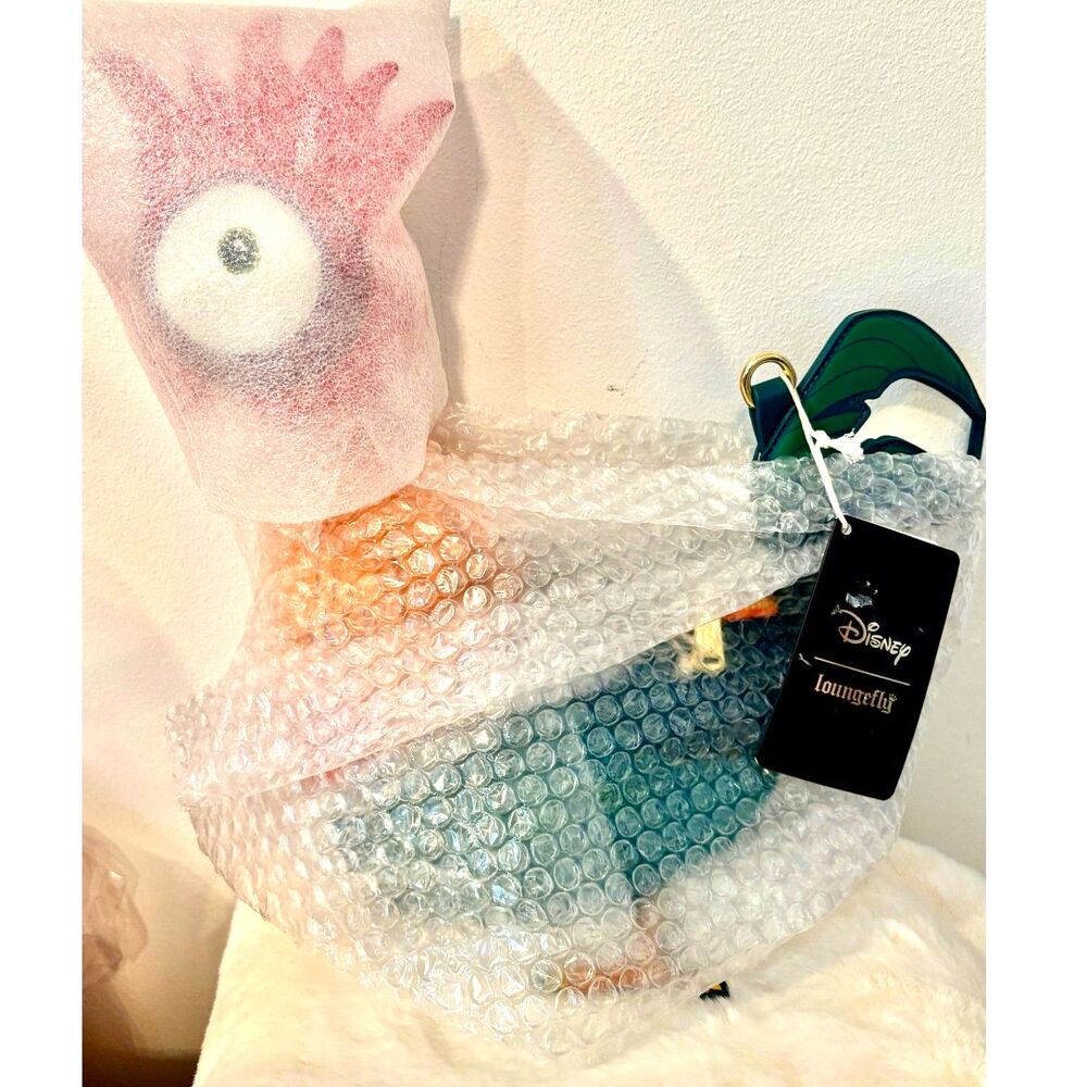 Loungefly Disney Moana Hei Hei Figural + Pua & Heihei Passport Crossbody Bundle - Picture 5 of 12